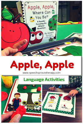 Apple Apple Where Can You Be? Reader and language activities by Speech Sprouts