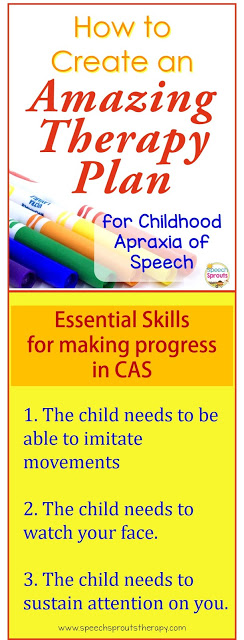 Create an Amazing Therapy Plan for Severe Childhood Apraxia of Speech www.speechsproutstherapy.com