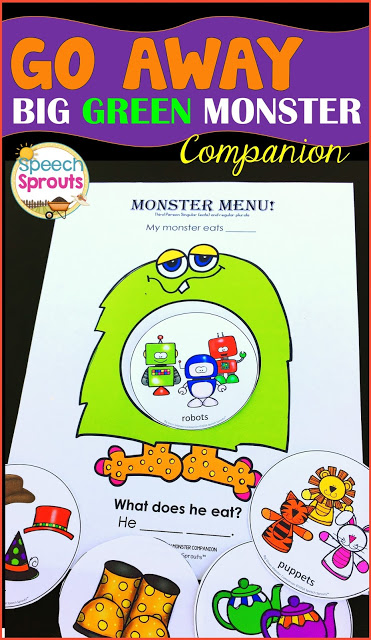 Go Away Big Green Monster for Speech Therapy - Speech Room News