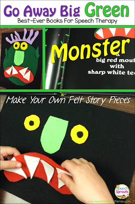 Go Away Big Green Monster: Best-Ever Books For Halloween Speech Therapy www.speechsproutstherapy.com