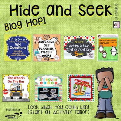 Fabulous prizes to Win in Activity Tailor's Hide and Seek Bloghop!