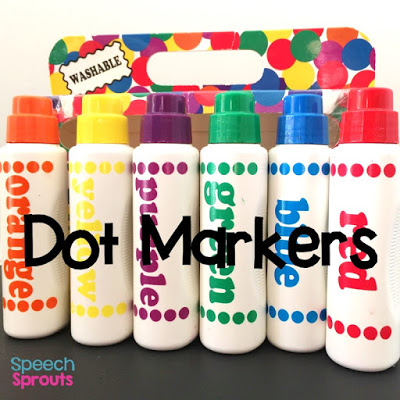 The materials SLPs need for preschool speech therapy plus 10 thrifty tips on how to get them for cheap. www.speechsprouts.com #speechsprouts #speechtherapy