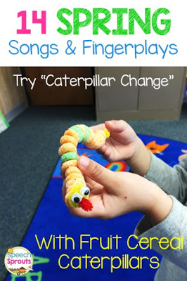 14 Spring Songs and Fingerplays fro Preschool Speech Therapy