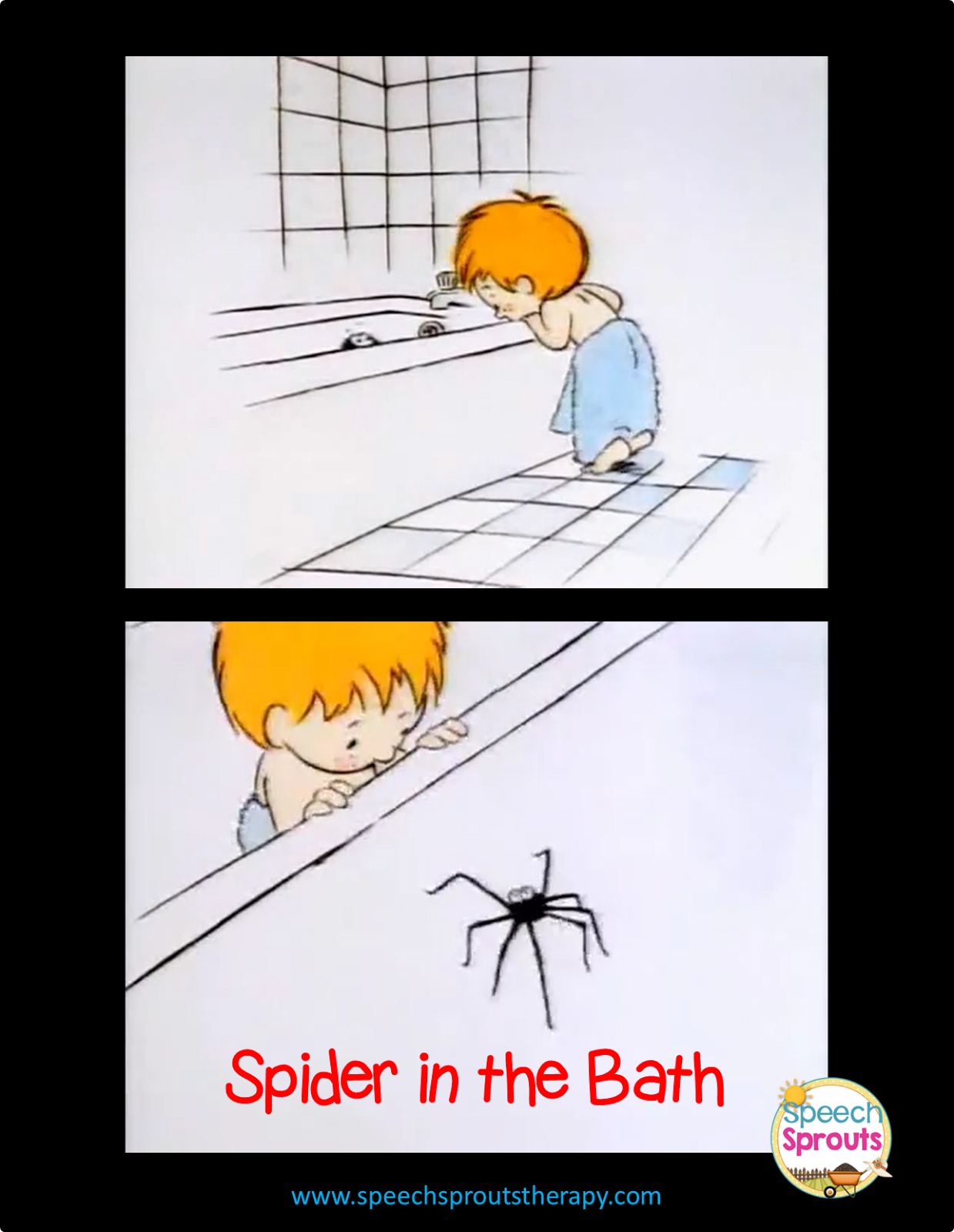 Spider in the bath video