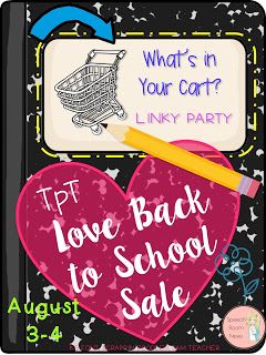 What's in Your Cart Back to School Linky Party