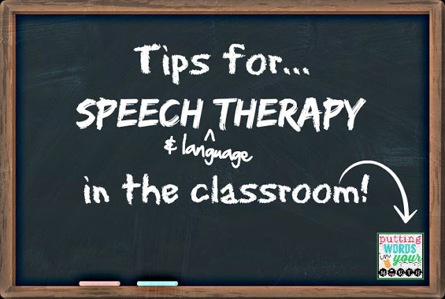  Great tips for SLPs! - Mia of Putting Words in Your Mouth is guest-posting at Speech Sprouts