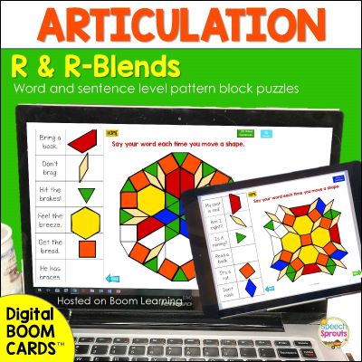 r words for speech practice