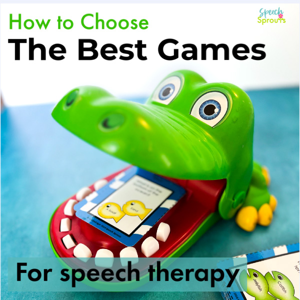 How To Choose The Best Games For Speech Therapy - Speech Sprouts